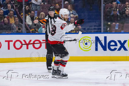 NHL: Ottawa Senators at Vancouver Canucks