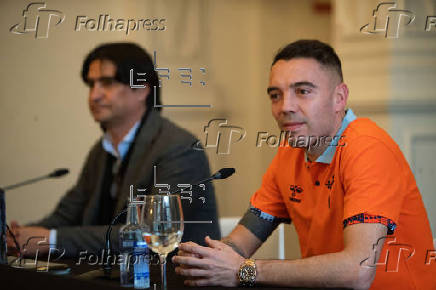 Rueda de prensa de Iago Aspas tras su renovacin con el Celta hasta 2026