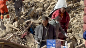 Aftermath of earthquake in Tibet