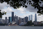 FILE PHOTO: A view of the Sydney skyline and Central Business District