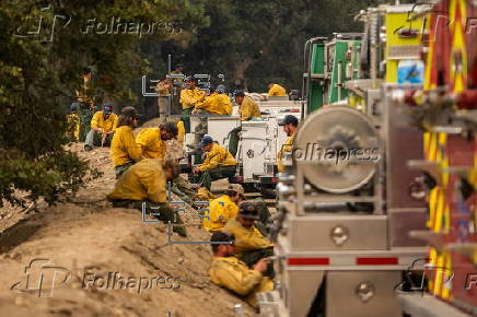 Firefighters battle 'Line Fire' wildfire in California