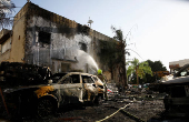 Aftermath of a rocket attack in Kiryat Bialik