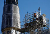 The Notre-Dame de Paris cathedral before its reopening