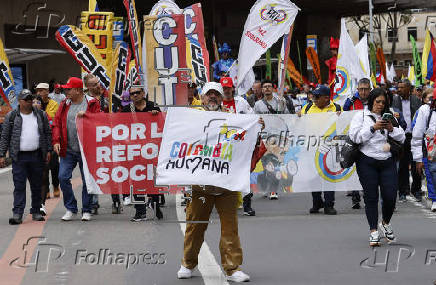 Celebran en Bogot aniversario del Estallido Social en Colombia