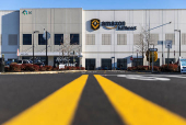 Amazon fulfillment center buzzes on Cyber Monday