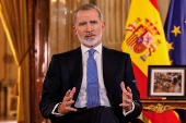 Spain's King Felipe delivers Christmas Eve address