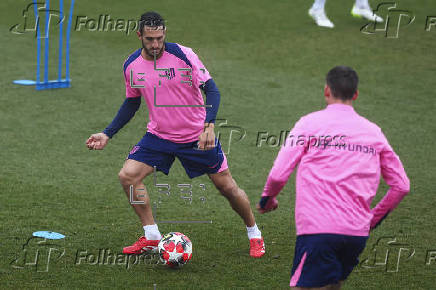 Entrenamiento del Atltico de Madrid