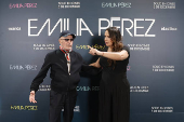 El cineasta Jacques Audiard y la actriz Karla Sofa Gascn presentan en Espaa la pelcula 'Emilia Prez'