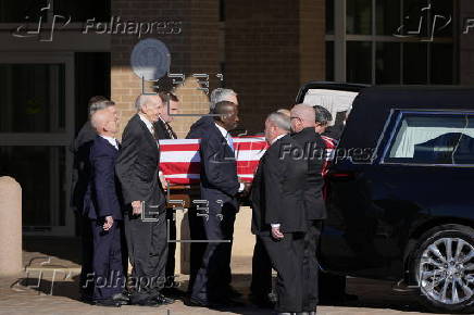 Funeral procession for former US president Jimmy Carter