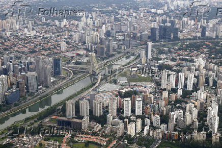 Vista area de So Paulo - SP