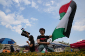 Protests continue on Columbia University campus in support of Palestinians in Gaza