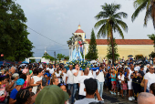 Cuban faithful carry out the traditional procession of the Virgin of Regla