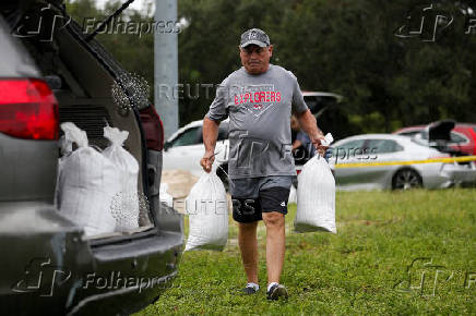 Preparations for Tropical Storm Milton, in Seminole, Florida