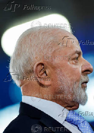 Brazil's President Luiz Inacio Lula da Silva speaks during the opening of the National Construction Industry meeting at the headquarters of the Brazilian National Confederation of Industry (CNI) in Brasilia