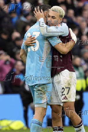 English Premier League - Aston Villa vs Manchester City