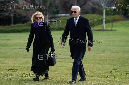 US President Joe Biden returns to White House from Camp David