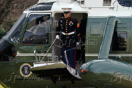 US President Joe Biden returns to White House from Camp David