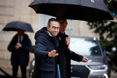 Weekly cabinet meeting at the Elysee Palace in Paris