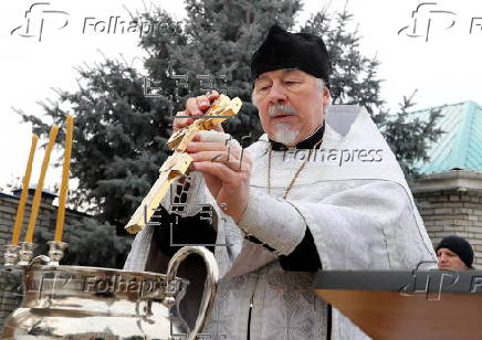 Epiphany celebration in Kyrgyzstan