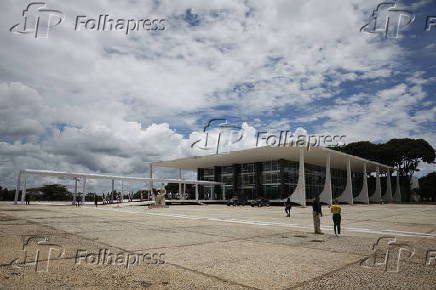 Prdio do STl, em Braslia,  considerada a sede do Poder Judicirio brasileiro