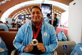 Argentinian Paralympics delegation leave Paris