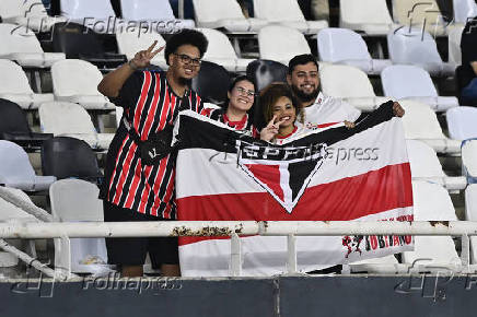 Partida entre BOTAFOGO X SO PAULO pela Copa Libertadores da Amrica