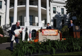 U.S. President Biden pardons the ThanksgivingTurkeys during the annual ceremony at the White House in Washington, U.S.