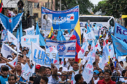 Candidata de Revolucin Ciudadana inicia campaa electoral en Guayaquil