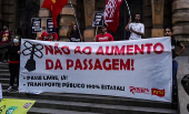 Ato contra o aumento da tarifa do transporte pblico em SP