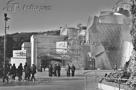 Entrada principal do Guggenheim, museu
