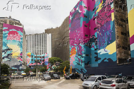 Justia ordena que artista, sem aval de prdio, retire grafite no centro de So Paulo