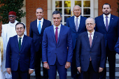 Spain hosts a meeting of foreign ministers from EU and Arab countries on Middle East crisis, in Madrid