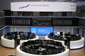 German share price index DAX graph is pictured at the stock exchange in Frankfurt