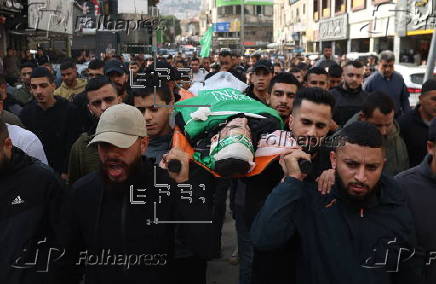 Funeral of Palestinians killed in Israeli operation in Jenin