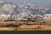 Israeli military activity near the Israel-Gaza border in southern Israel