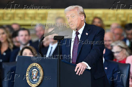 Inauguration ceremony for Trump's second presidential term