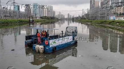 Ecobarcos coletores de resduos flutuantes que vo ajudar na despoluio do Pinheiros