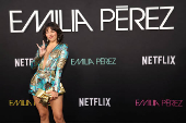 Premiere for the film Emilia Perez at The Egyptian Theatre Hollywood in Los Angeles