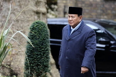 President of Indonesia Prabowo Subianto visits London