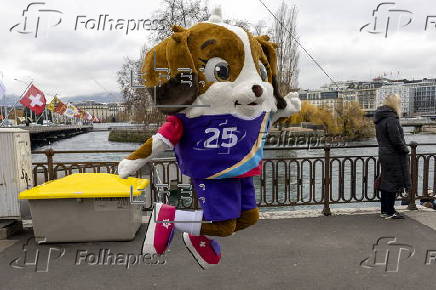 Unveiling of the UEFA Women's EURO 2025 mascot in Geneva