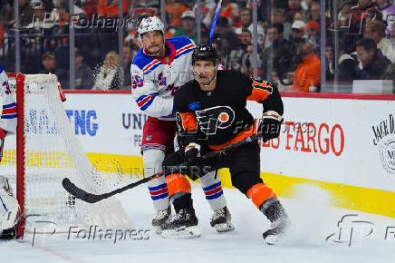 NHL: New York Rangers at Philadelphia Flyers