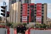 Billboards in Jerusalem call for release of Israeli hostages held in Gaza