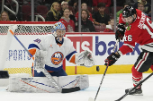 NHL: New York Islanders at Chicago Blackhawks