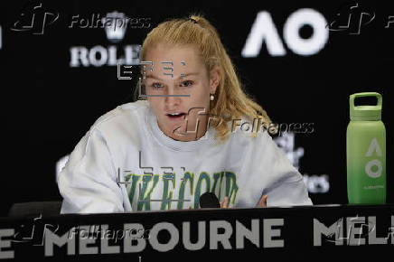 Press conference ahead of Australian Open