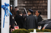 A wake for NYPD officer Jonathan Diller at Massapequa Park