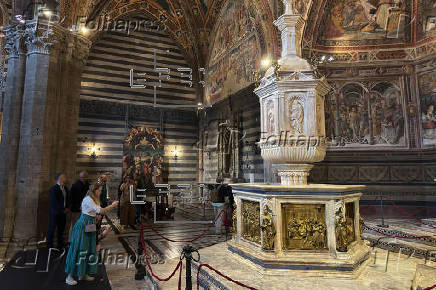 La pila bautismal de Siena y el 'Festn de Herodes' de Donatello vuelven a brillar
