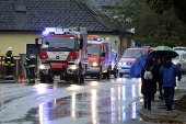 Aftermath of heavy rainfall in Austria