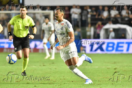 Partida entre Santos X Operrio PR  pelo Campeonato Brasileiro Srie B