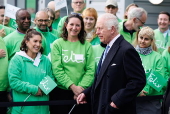 King Charles III opens Coronation food hub in London