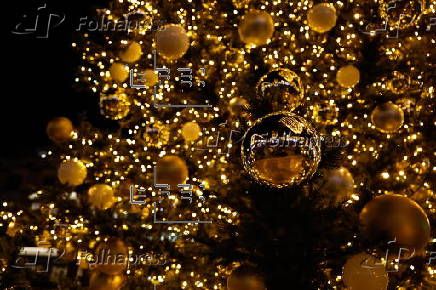 Paris Olympics chief Estanguet turns on Christmas lights on the Champs Elysees